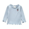 thumbnail image 1 of T-Shirts à Manches Longues Épais et Chauds pour Filles Automne Hiver, 1 of 3