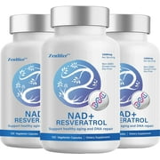 Zenlifer 360Capsule NAD+ 1000MG Resveratrol Boosting Supplement More Efficient than Mnm Nicotinamide Riboside