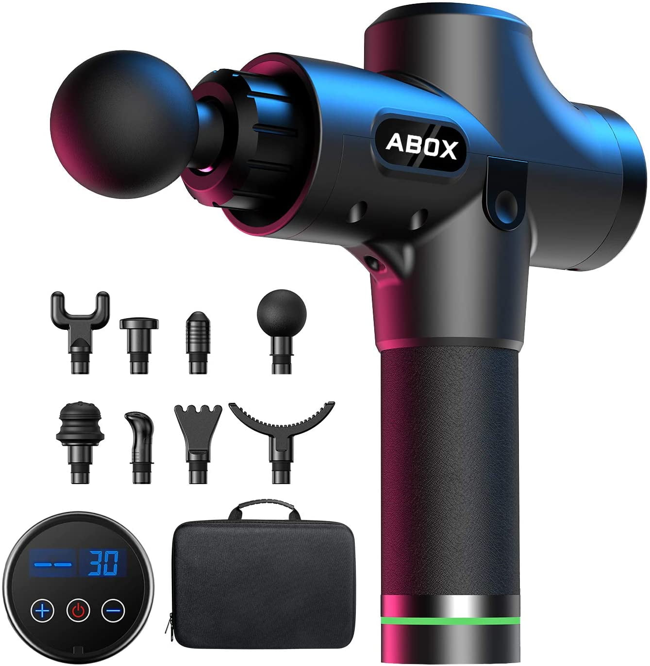 Massage Gun, ABOX Professional Deep Tissue Portable Massager with 20