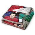 thumbnail image 2 of Blanket Simple Music Plan Band Throw Flannel Blankets Soft Bed Blanket for Couch Sofa Bedroom Home Decor Gift Blankets for All Seasons 40x50, 2 of 6
