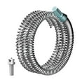 thumbnail image 2 of Cable flexible para desatascar desagües, con conector, accesorio de acero. Longitud 5m, 2 of 9