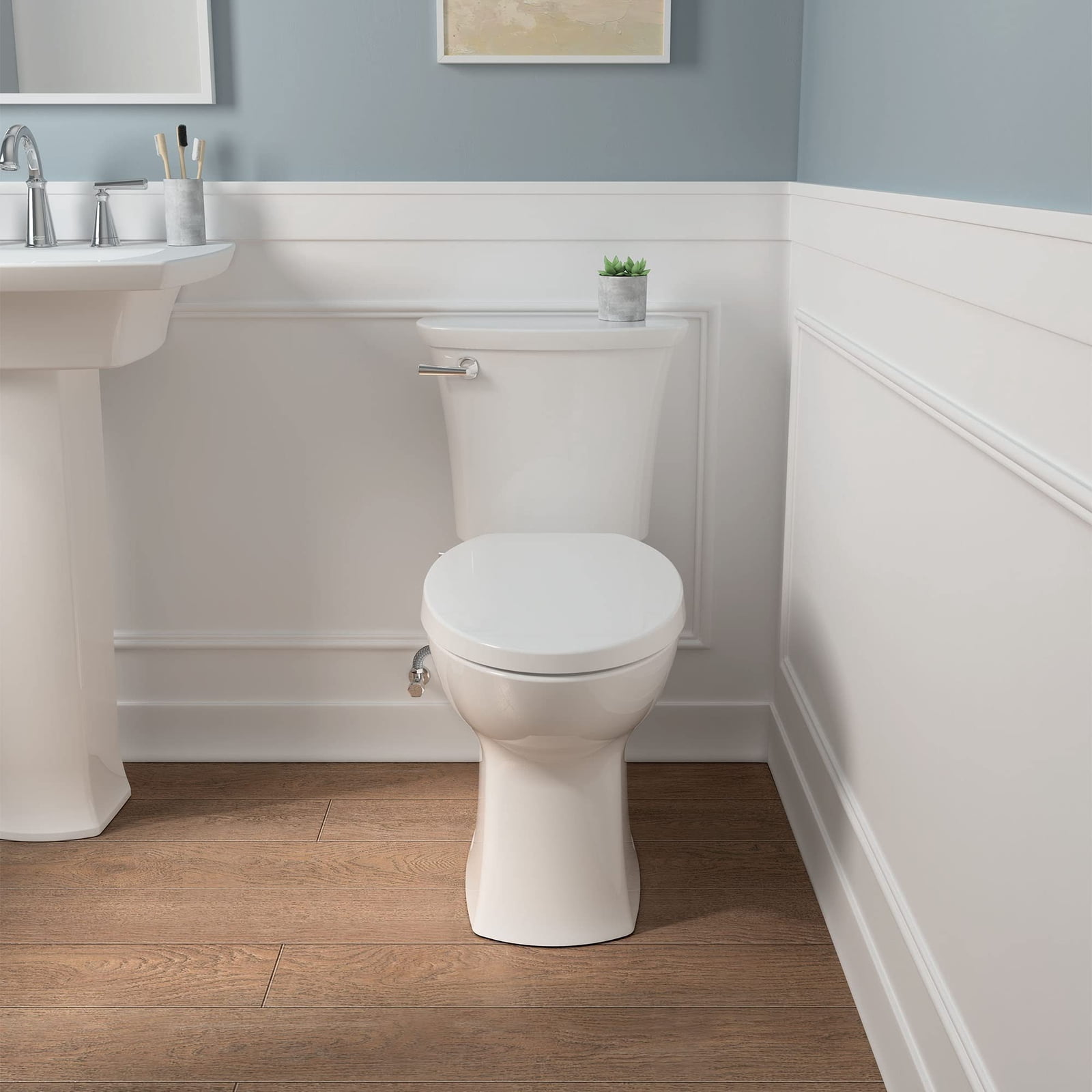 American Standard 5900A05G.020 Aqua Wash Non-Electric Bidet Seat for Elongate...