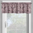 thumbnail image 2 of Ambesonne Floral Window Valance, Lace Look Rose Flowers Art, 54" X 18", Pale Pink Charcoal Grey, 2 of 5