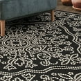 thumbnail image 5 of SAFAVIEH Courtyard Henrietta Medallion Indoor/Outdoor Area Rug, Black/Beige, 8' x 11', 5 of 6