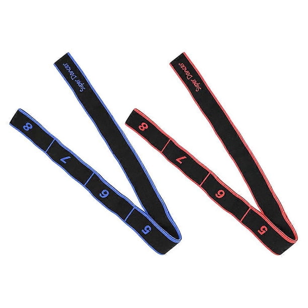 Professional Exercise Bands 2Pcs Wear-Resistant Household Workout Bands For Yoga And Fitness Training Assorted Color Stretching