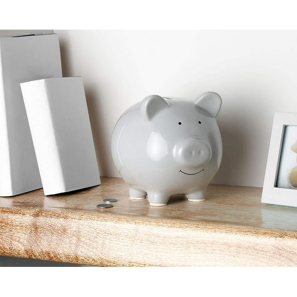 Gray Piggy Bank Grey Walmart