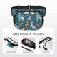 thumbnail image 5 of Balery Dogs Mochila Cinturón para Mujeres y Hombres, Bolsa de Cintura Impermeable de Doble Capa con Correa, 5 of 9
