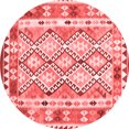 thumbnail image 1 of Ahgly Company Indoor Round Southwestern Red Country Area Rugs, 7' Round, 1 of 4