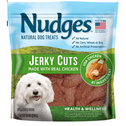 Nudges® Natural Dog Treats Jerky Cuts Health and Wellness Made with Real Chicken, 16 oz