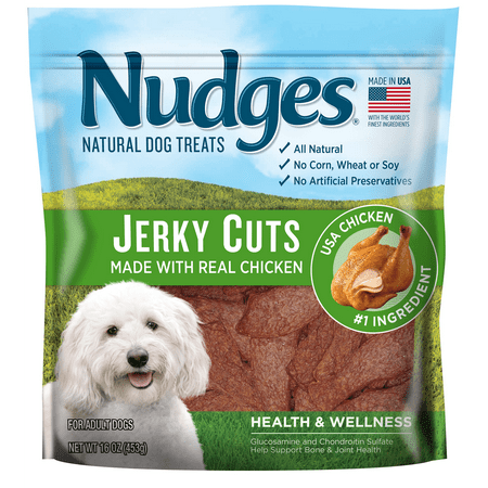 Nudges Health and Wellness Chicken Jerky Dog Treats, 16