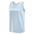thumbnail image 2 of Men's Fanatics Light Blue Los Angeles Chargers Elements Tank Top, 2 of 3