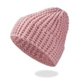 thumbnail image 1 of Womens Hats Fashion Solid Color Simple Knit Caps Mens Outdoor Warm Sweater Hats, 1 of 3