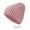 Pink, variant on Winter Hats Beanie Womens Hats Fashion Solid Color Simple Knit Caps Mens Outdoor Warm Sweater Hats Skull Caps Hats for Women Blue M
