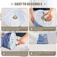thumbnail image 5 of BZSMCE Table Lamp Creative Fantasy Palacel Simple Pattern Night Light, 5 of 8