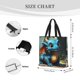thumbnail image 3 of Fotbe Adorable Blue Baby Dragon Bolsa Tote con Estampado para Mujer, Bolsos con Cremallera, Bolsa de Hombro Casual de Gran Capacidad con Bolsillos Internos, 3 of 7