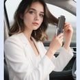 thumbnail image 6 of Cordless Hair Curling Brush Rechargeable Battery Portable Heated Straightening Curling Brush 3 Temperature Settings LCD Display, 6 of 8
