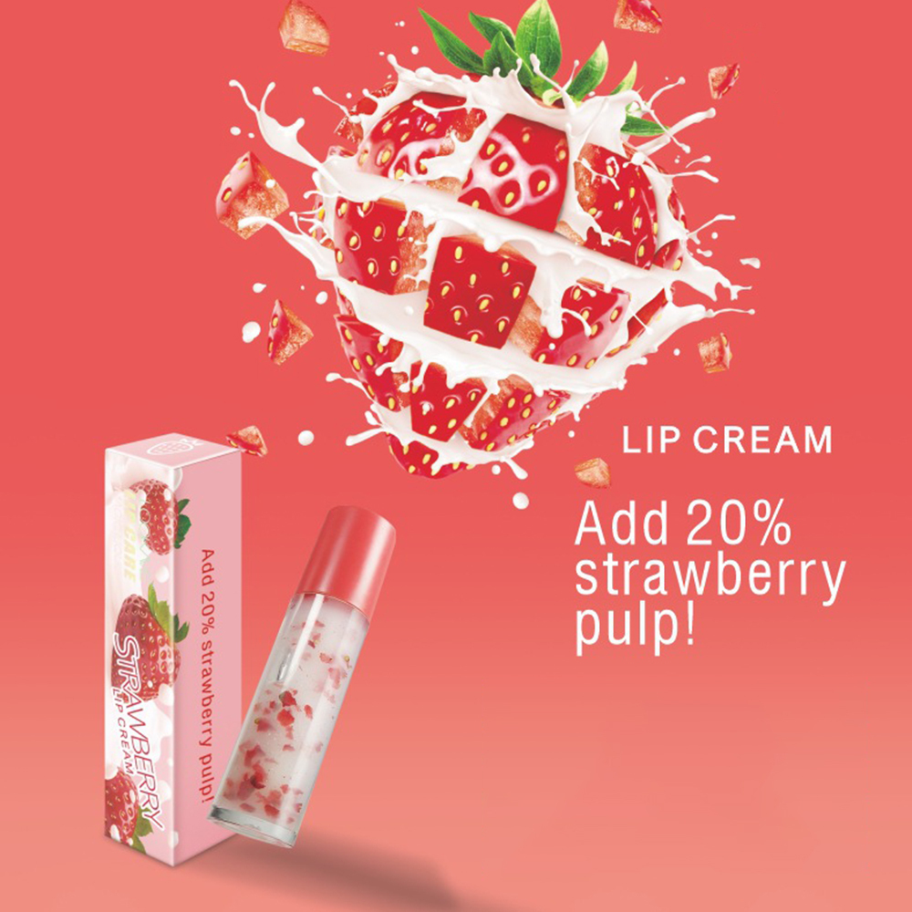 Repairing Strawberry Lip Plumper Rich Natural Plants Ingredient Lip Balm Repair of Dry Chapped