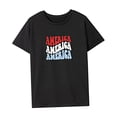 thumbnail image 4 of Camiseta para mujer, disfraz de verano, camiseta de cuello redondo para acampar, regalo para mujer L, 4 of 7