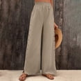 thumbnail image 4 of SIYUDAN Womens Pants Ladies Casual Pants Khaki Adult Womens Pants Loose Sweatpants Women Wide Leg Trousers Women Womens Fall Pants, 4 of 4