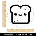 thumbnail image 2 of Cute and Kawaii Happy Toast Bread Rubber Stamp for Scrapbooking Crafting Stamping - Large 1-1/4 Inch, 2 of 7