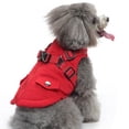 thumbnail image 3 of Chaqueta con cinturón de seguridad Abrigo de invierno para cachorros - ropa para cachorros, 3 of 5