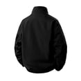 thumbnail image 3 of JTSRKL Mens Stand Collar Windbreaker Jackets Waterproof Loose Fit Outdoor Hiking Bomber Coat No Hood Breathable Streetwear Daily Comfort Top, 3 of 7