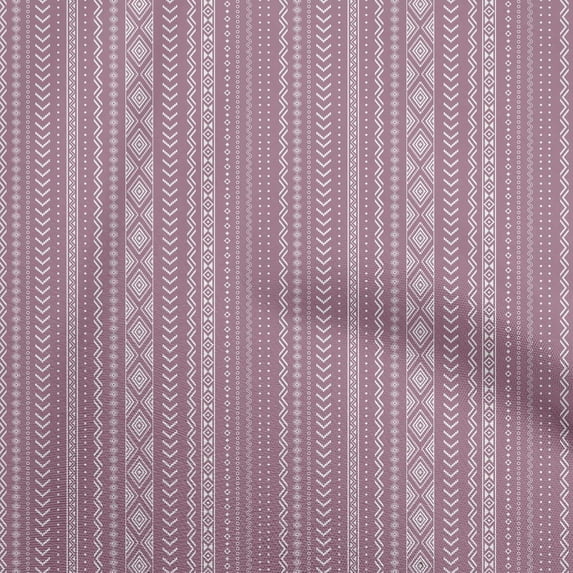 oneOone Viscose Chiffon Dusty Rose Fabric Tribal Diy Clothing Quilting Fabric Print Fabric By Yard 42 Inch Wide-SY