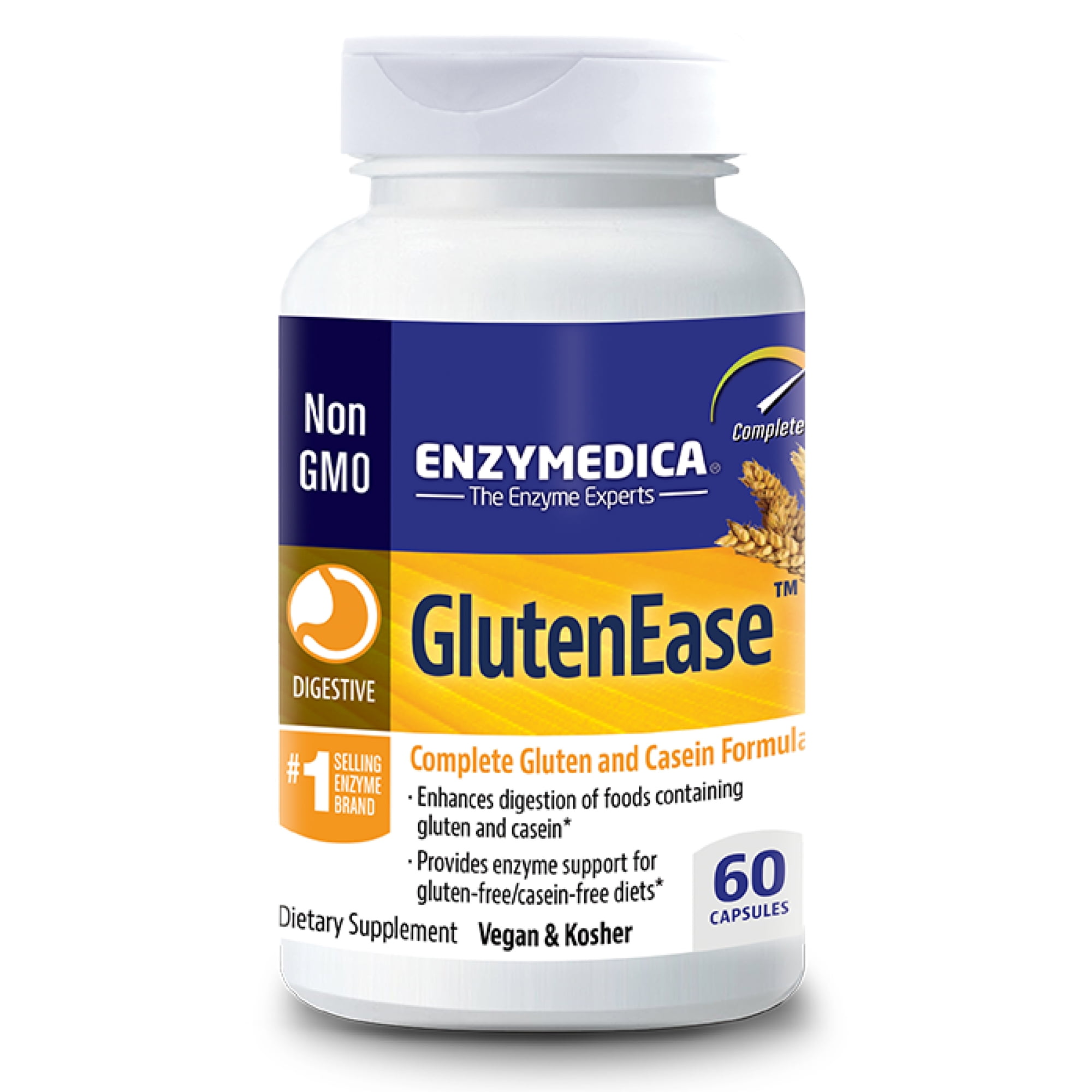 Enzymedica, GlutenEase, Digestive Aid for Gluten and Casein Digestion