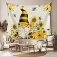 thumbnail image 2 of Sunflower Small Tapestry for Bedroom Wall Hanging Tapestry,Gnomes Flower Bee Eucalyptus Leaves Farmhouse Ceiling Backdrop Tapestries Poster Blanket Wall Decor for Teens Room Living Room 23" x 28", 2 of 8