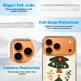 thumbnail image 6 of Case For Apple iPhone Air / 17 Pro / 17 Pro Max Series Case, Slim Thin Transparent Flexible Clear TPU Shockproof Phone Case For iPhone 17 Series, Christmas Tree Pattern (3), 6 of 6