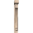 thumbnail image 4 of Ekena Millwork 5 1/2"W x 32"D x 44"H Imperial Block Smooth Bracket w/ Offset Brace, Douglas Fir, 4 of 25