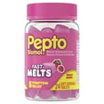 thumbnail image 3 of Pepto Bismol Fast Melts, Upset Stomach Relief, 24 ct, 3 of 6