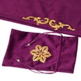 thumbnail image 3 of Mantel clásico con bolsas con cordón, X pulgadas, superficie de para suministros de brujería, juego de adivinación púrpura CUTICAT Mantel de Tarot, 3 of 4