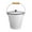 4.5L, variant on Esquirla Enamel Bucket Enamelware Enamel Pail Container Ice Bucket Metal Pail for Garden Party Favors Outdoor Activities Bridal Shower 4.5L