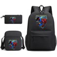 thumbnail image 3 of Nueva mochila periférica de Spiderman Across The Spider-verse, mochila de tres piezas, bolsas de lona para computadora de gran capacidad para estudiantes, 3 of 5