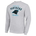 thumbnail image 2 of Men's Starter Heather Gray Carolina Panthers Team Logo Pullover Sweatshirt, 2 of 3