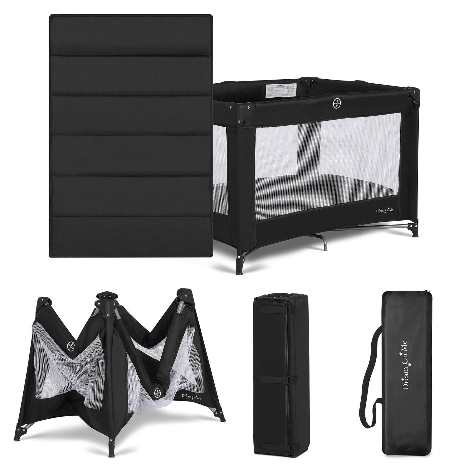 Parc de jeu portable Dream On Me Zazzy avec berceau