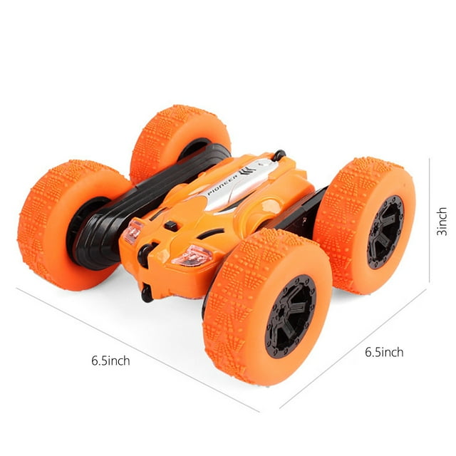 Rechargeable Stunt RC Car with 360° Flips & Glowing Wheels, 2.4GHz Off-Road Remote Control Toy for Boys & Girls, High-Speed Racing Gift
