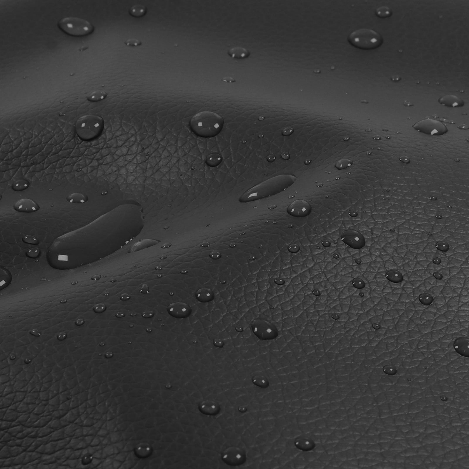 Synthetic Leather Fabric Reupholstery fabric for Seats, Home Decor (Black,54" x 28")