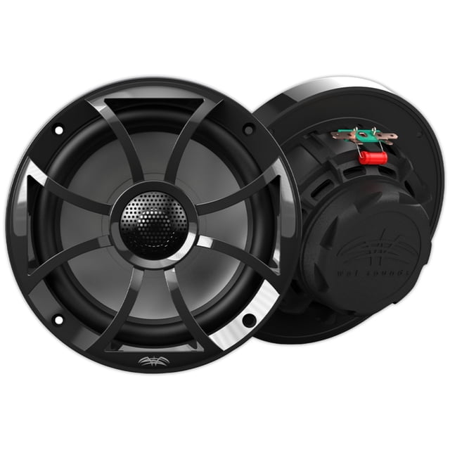 Bocinas Coaxiales Marinas Wet Sounds RECON 6-BG 120 Watts 6.5 Pulgadas 4 Ohms Color Negro Wet Sounds RECON6BG