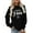 Black, variant on I Choose Jesus Sweatshirts for Women Long Sleeve Crewneck Christian Graphic Sweatshirt Pullover Tops