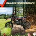 thumbnail image 4 of FRP FX40 40cc Dirt Bikes, 4-Stroke Gas Dirtbike for 13+, Mini Dirt Bike with Pull Start, Rear Disc Brake, EPA Certified, 20MPH Max Speed, Up to 132 LBS - Red, 4 of 7