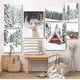 thumbnail image 2 of Carteles de invierno del país de las Maravillas, impresiones de Navidad, abeto, pino, reno, alce, lienzo, pintura, paisaje, pared, arte, imagen, decoración, 2 of 4