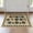 Teal Brown Cream, Pattern 4, variant on ODIKA 2'x3' Washable Throw Rug Music Vinyl Record Abstract Spinning Disc Round Cd Shape Retro Flowing Dynamic for Hallway, Study Room, Non-Slip Low Profile, Flatwoven