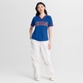 thumbnail image 3 of Women's Fanatics Royal Chicago Cubs Diva Race Ahead Raglan V-Neck T-Shirt, 3 of 5
