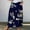 Blue, variant on WXLWZYWL Maxi Skirts for Women Ankle Length Skirt Casual Long Skirt High Waisted Maxi Skirt Reg and Plus Size Skirt Long Skirt with Pockets