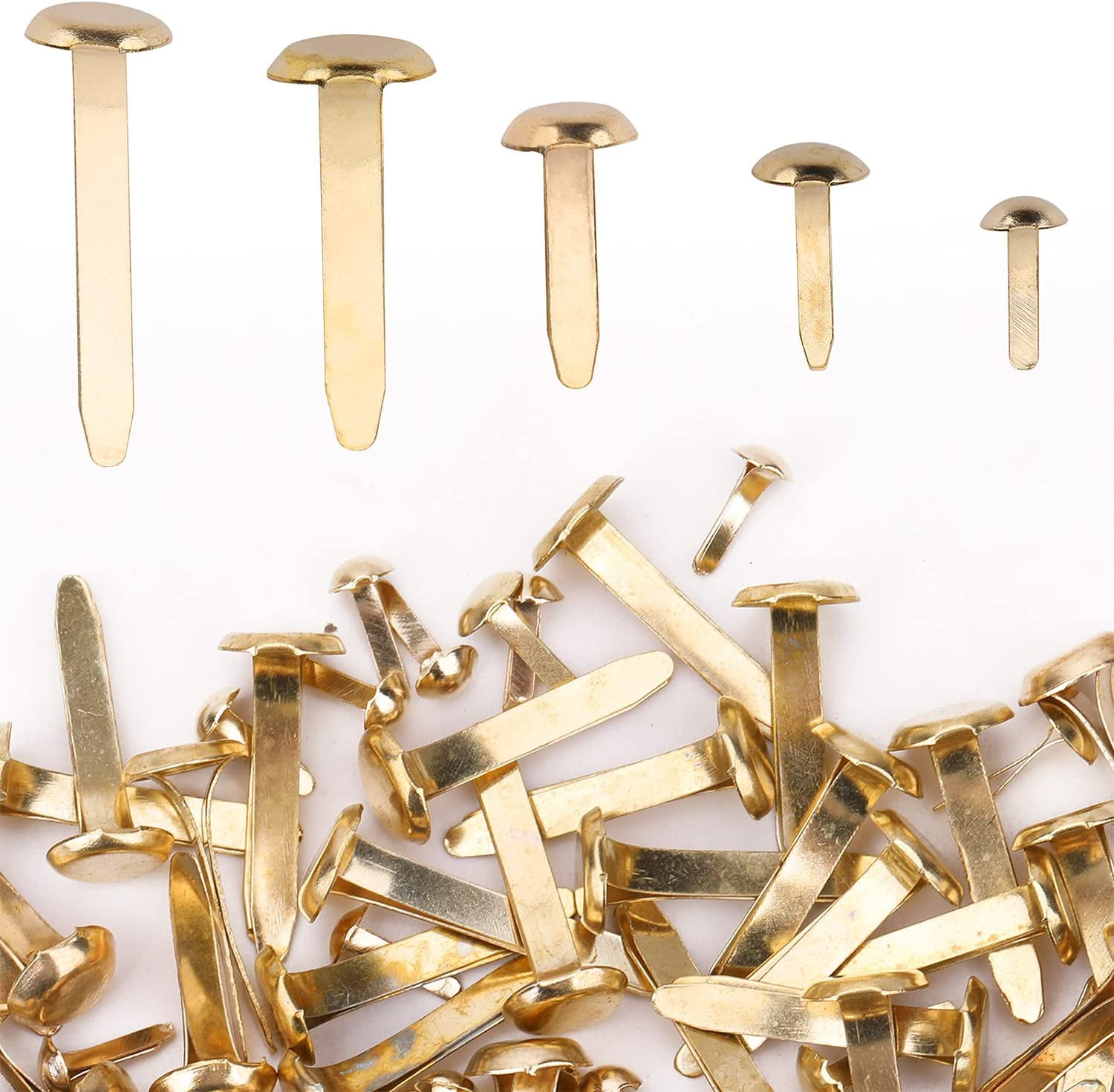 Metal Paper Fasteners Round Fasteners Split Pins For Diy - Temu