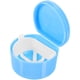 thumbnail image 1 of EeaseMX Caja para el cuidado de dentaduras postizas, estuche para guardar dentaduras postizas, filtro con orificio para usar dentaduras postizas (azul), 1 of 8
