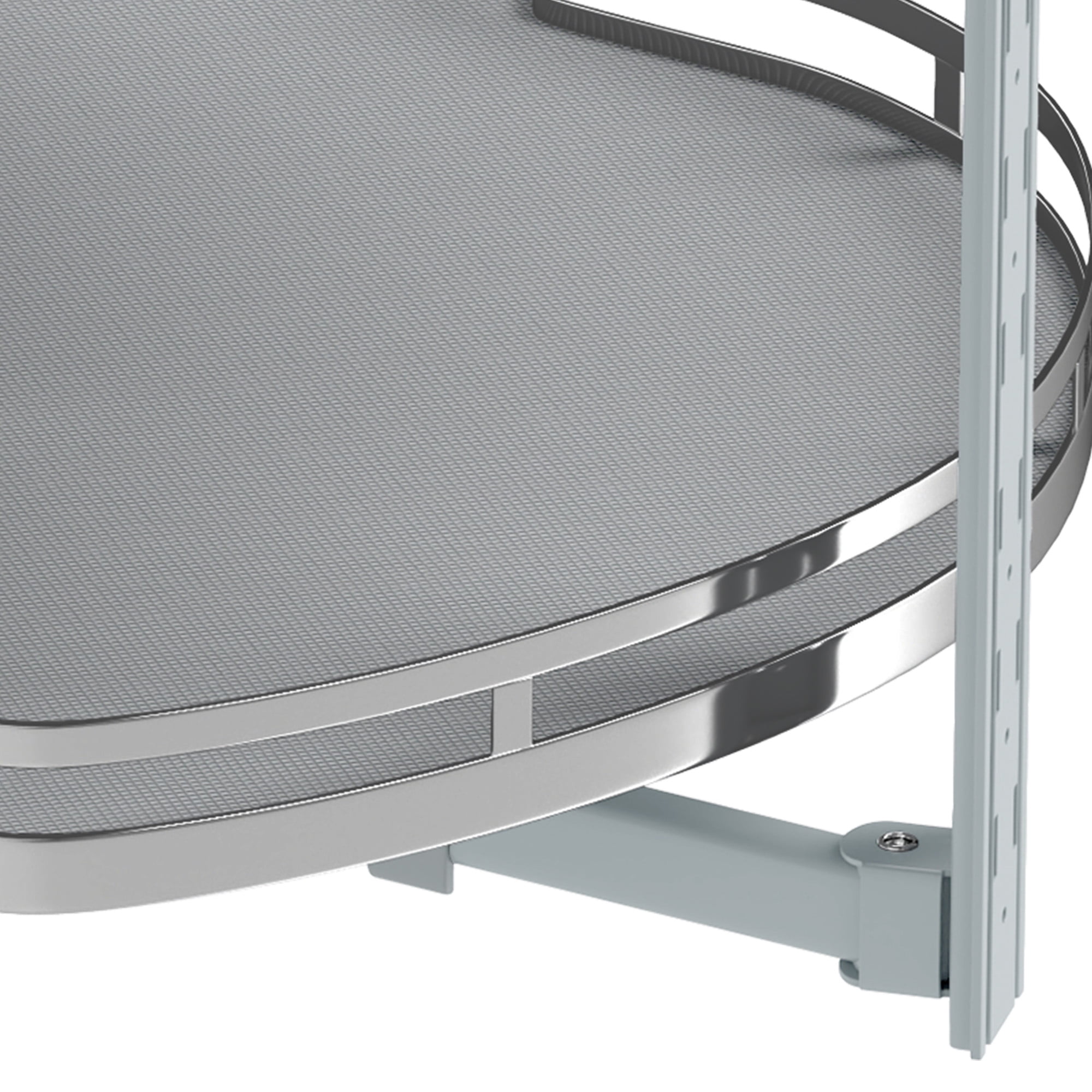 Dextrus 2-Tier Swing Tray, Soft Close Blind Corner Kitchen Cabinet Organizer, Left Swing for 36" and Larger Right Handed Open Blind Kitchen Cabinets
