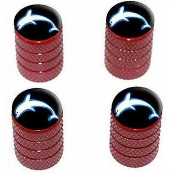 Dolphin Tire Rim Wheel Aluminum Valve Stem Caps, Multiple Colors